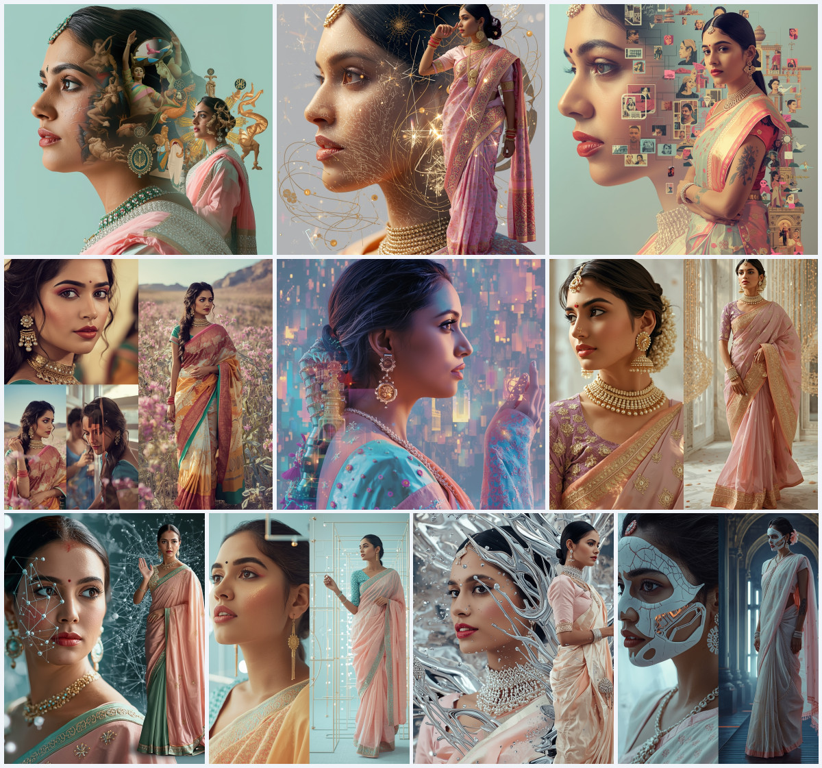10+ Saree AI Prompts for Festival to Create Bright Traditional Photos with Rich Cultural Style - Main Thumbnail