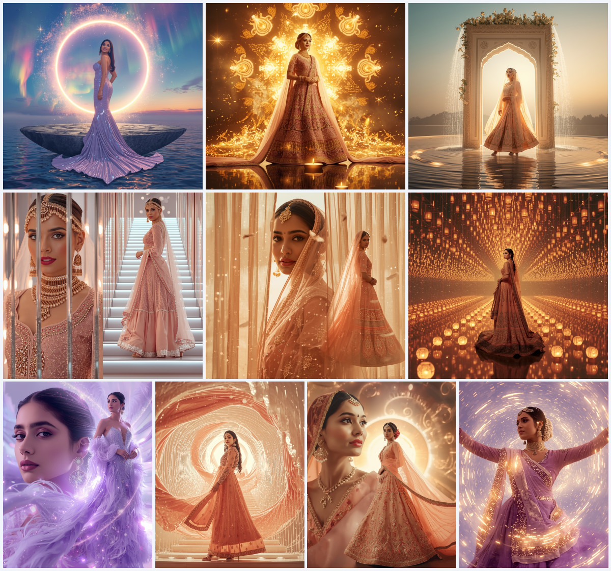 Styling 10+ Crystal Fringe Pallu Fancy Saree Prompts for Playful Motion - Main Thumbnail