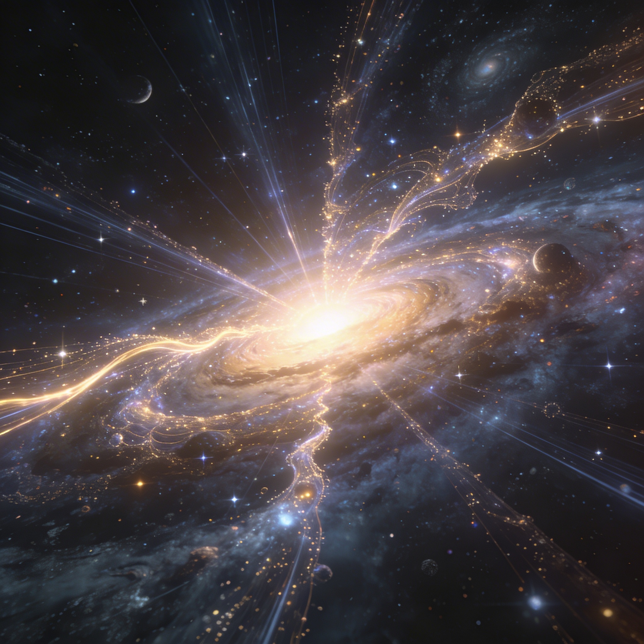 Scene – Birth of the New Universe Genesis Core | Gemini Photo Prompt