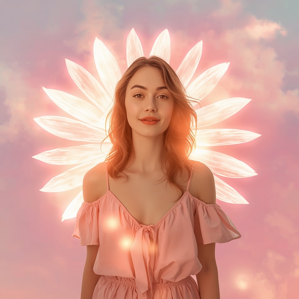 Western Dress Dream Light Bloom Collage Cinematic Aesthetic | Instagram Photography Ai Prompt
